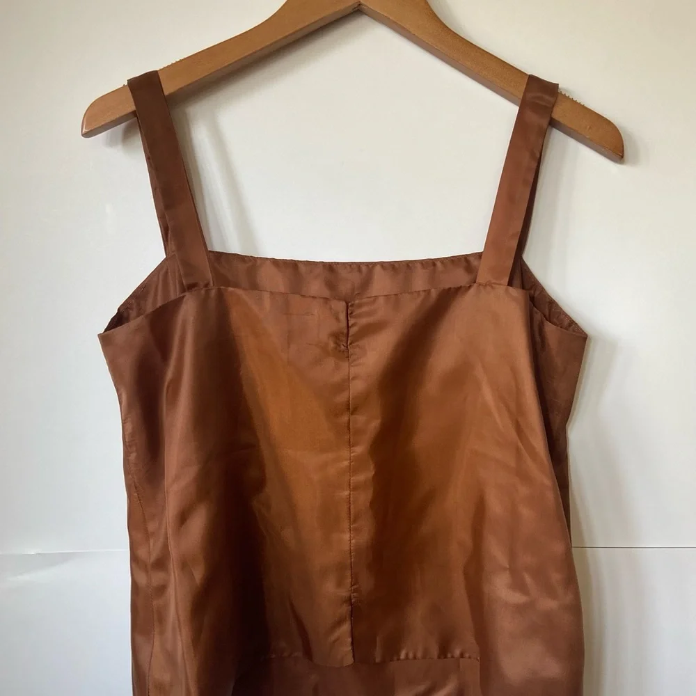 Vintage 1980s Christian Dior 3pc brown mohair suit
